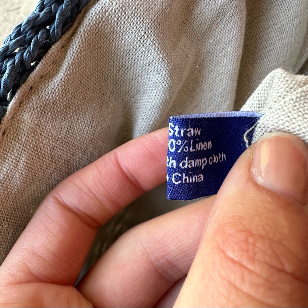 Bujibaja woven beach bag - Picture 4 of 4